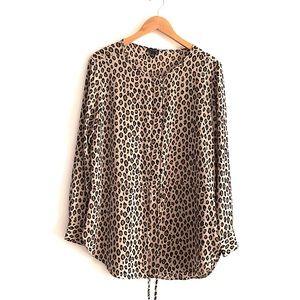 Ann Taylor- Animal Print Blouse!
